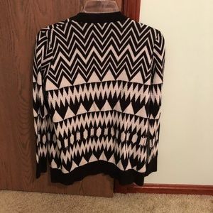 Tribal print cardigan
